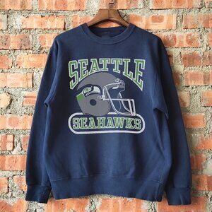 Vintage Seattle Seahawks Football Sweatshirt, 90s NFL Seattle Seahawks Shirt Tee